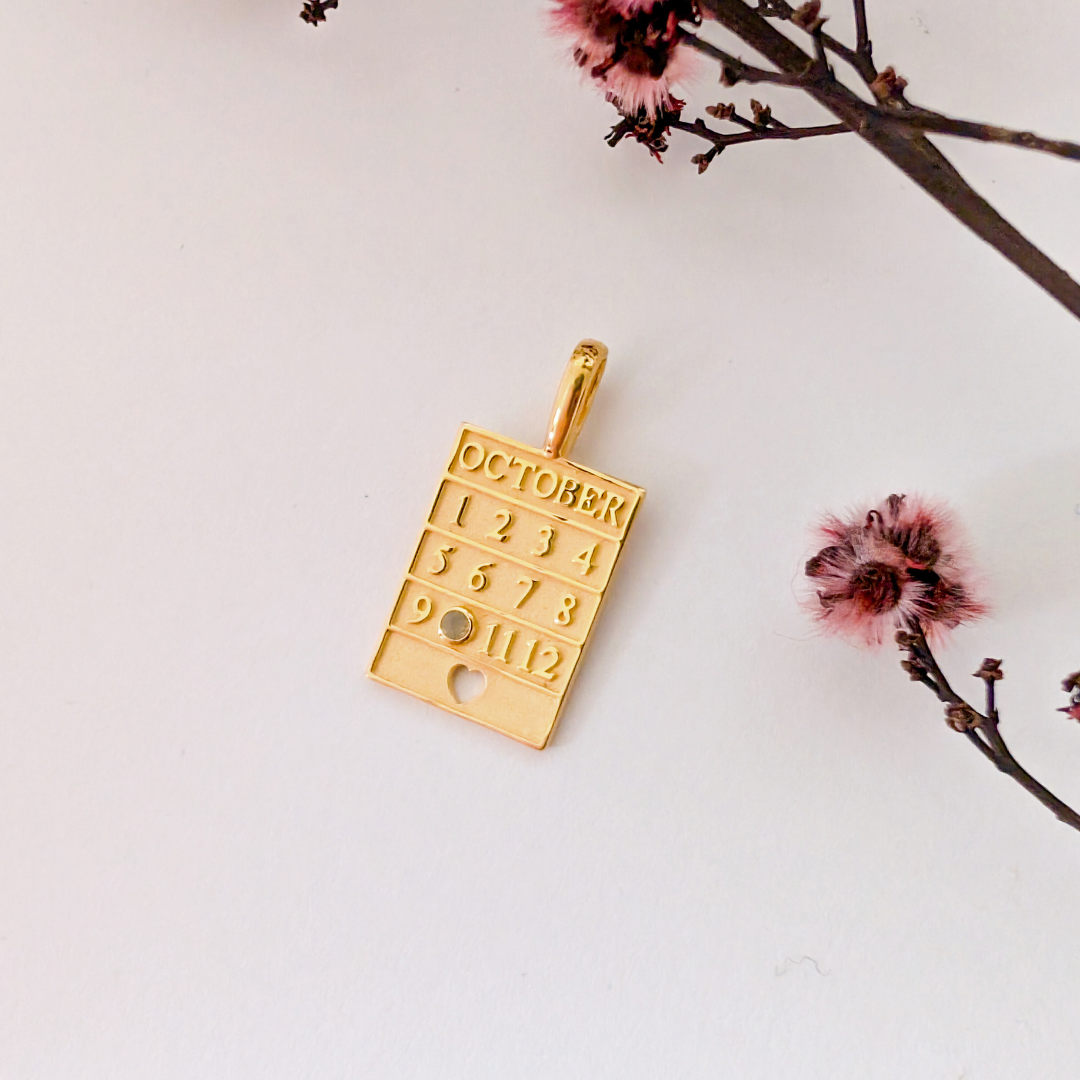 Birthstone Necklace 18k Gold Vermeil | Gemstone