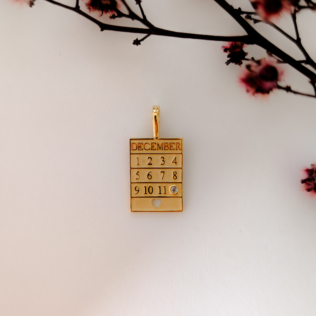 Birthstone Necklace 18k Gold Vermeil | Gemstone