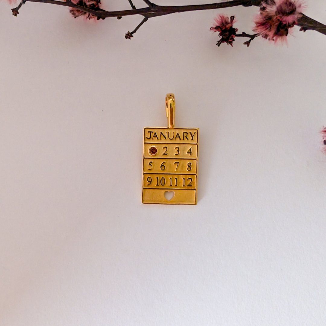 Birthstone Necklace 18k Gold Vermeil | Gemstone