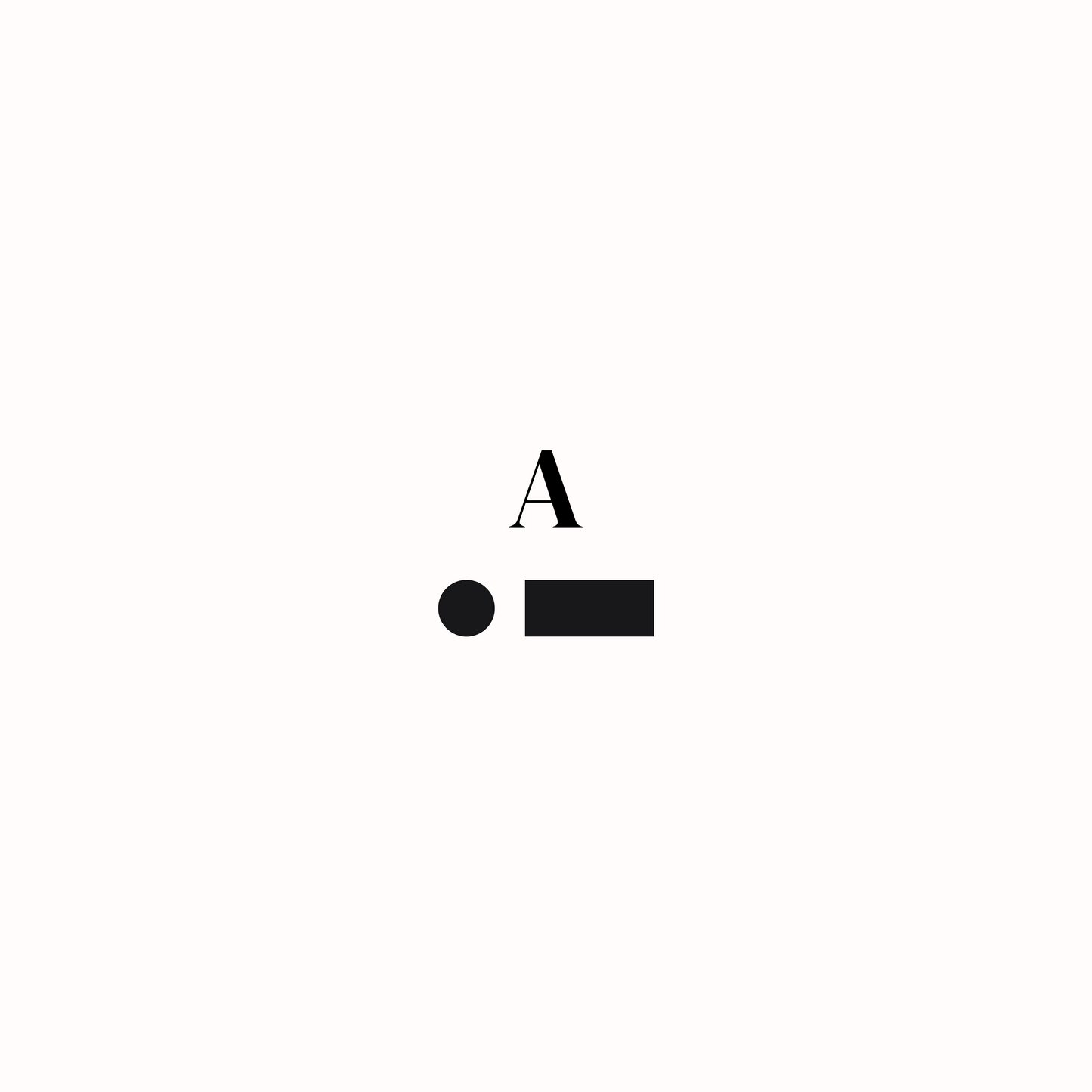 Letter "A" Morse Code Necklace