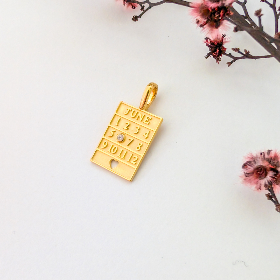 Birthstone Necklace 18k Gold Vermeil | Gemstone