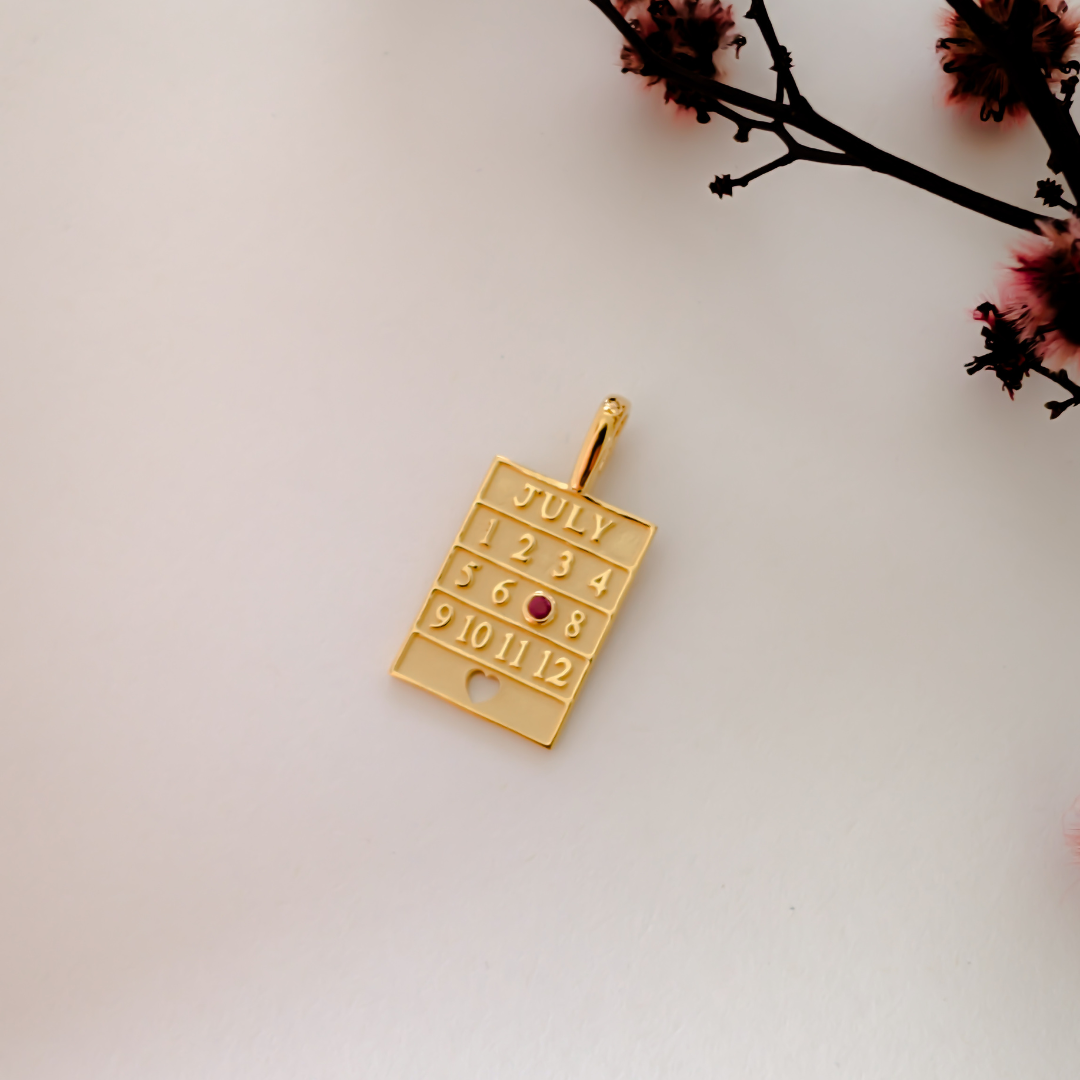 Birthstone Necklace 18k Gold Vermeil | Gemstone