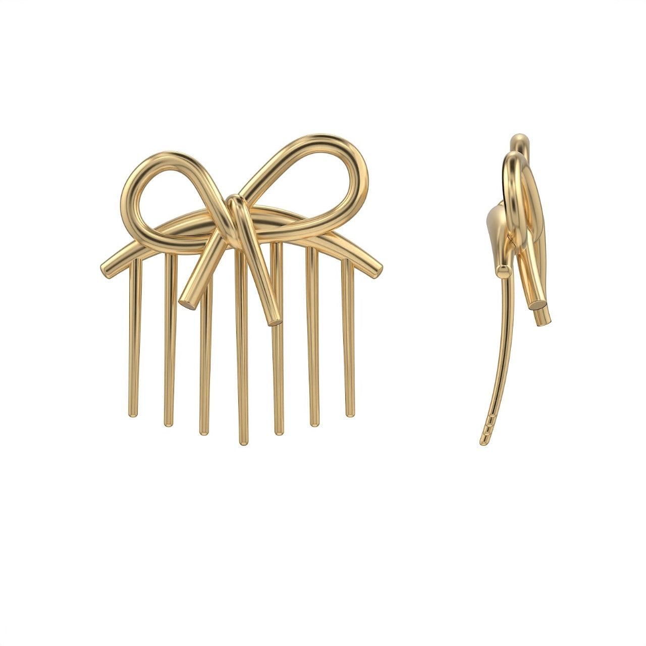 Peineta Bow | Hair Comb | 18k Gold Plated