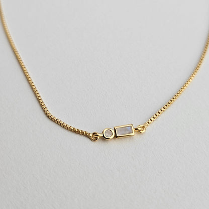 Initial A to Z Morse Code Necklace 18k Gold Vermeil