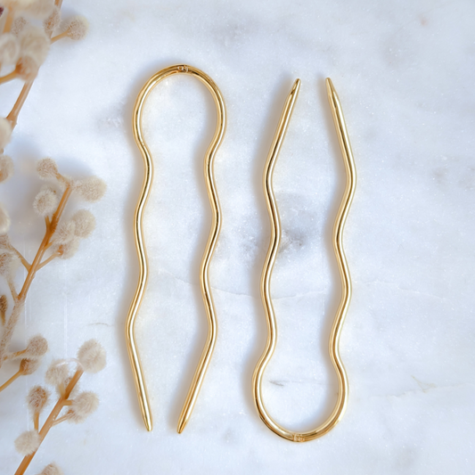 Pincho No.01 | Hair pin | 18k Gold Plated