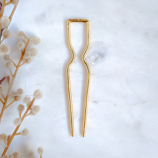 Pincho No.02 | Hair pin | 18k Gold Plated