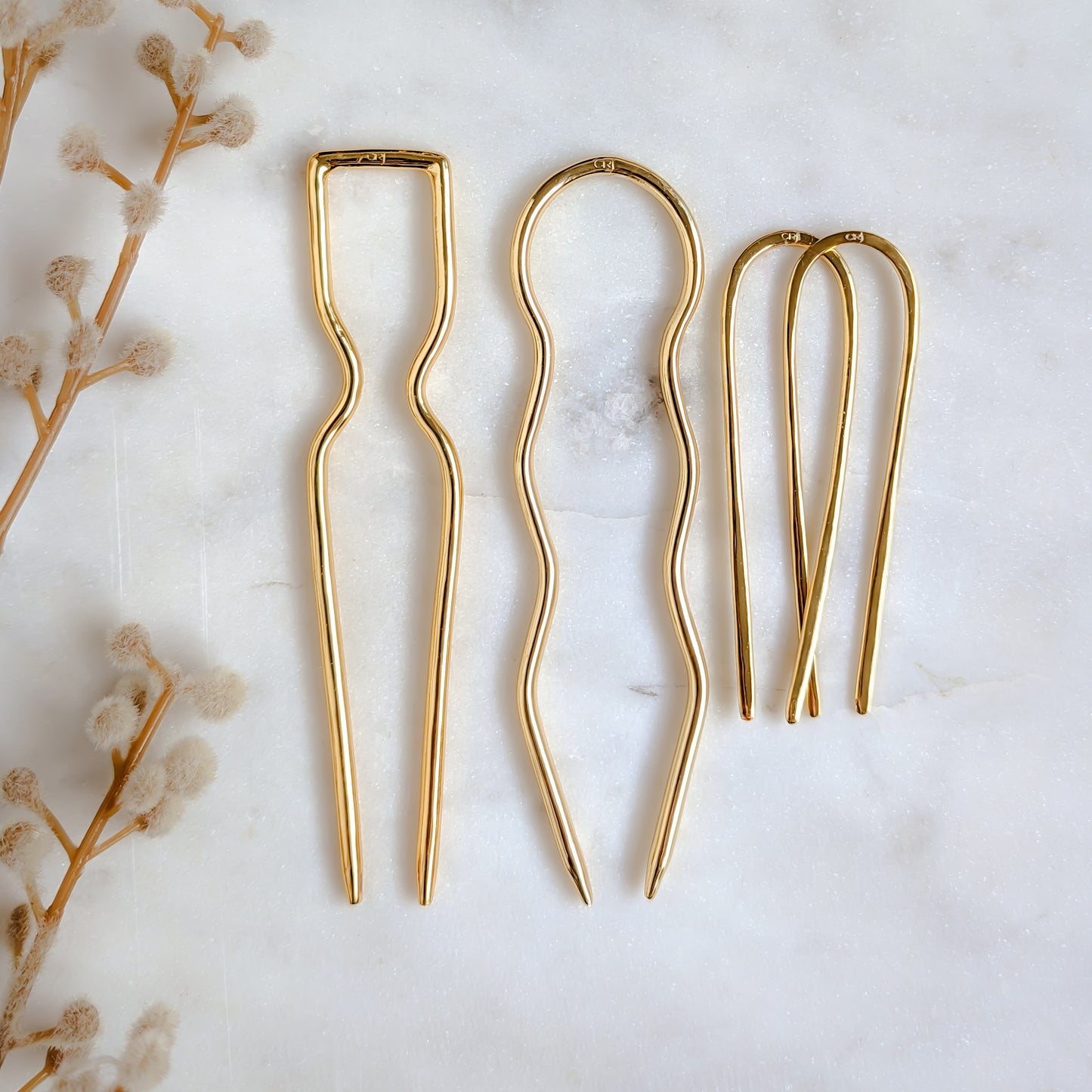 Pincho Bundle B | Hair pin | 18 Gold Plated