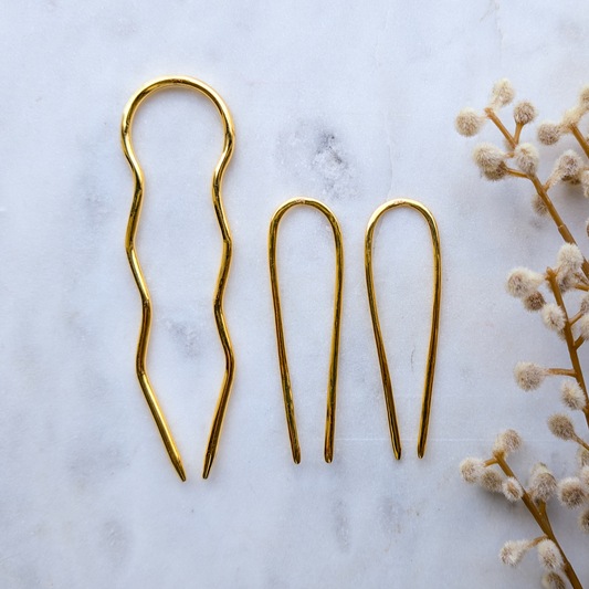 Pincho Bundle A | Hair pin | 18K Gold Plated - Restock: Jan 14th