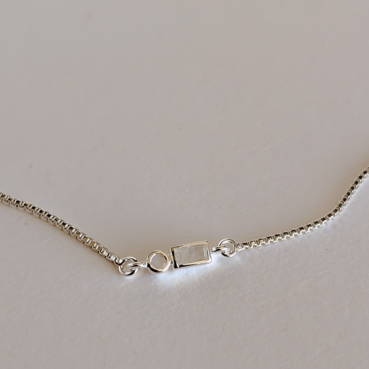 Initial A to Z Morse Code Necklace Sterling Silver