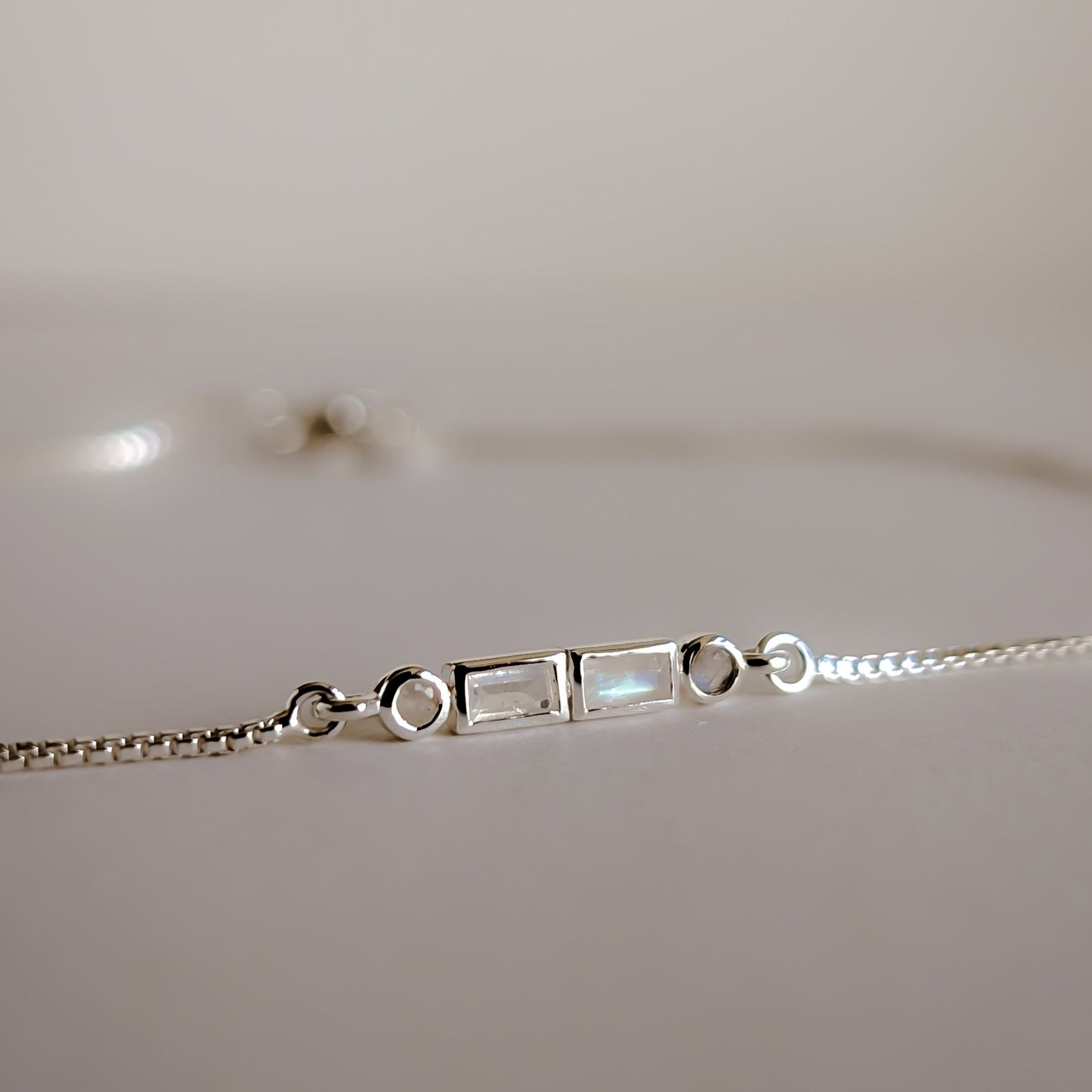 Initial A to Z Morse Code Necklace Sterling Silver