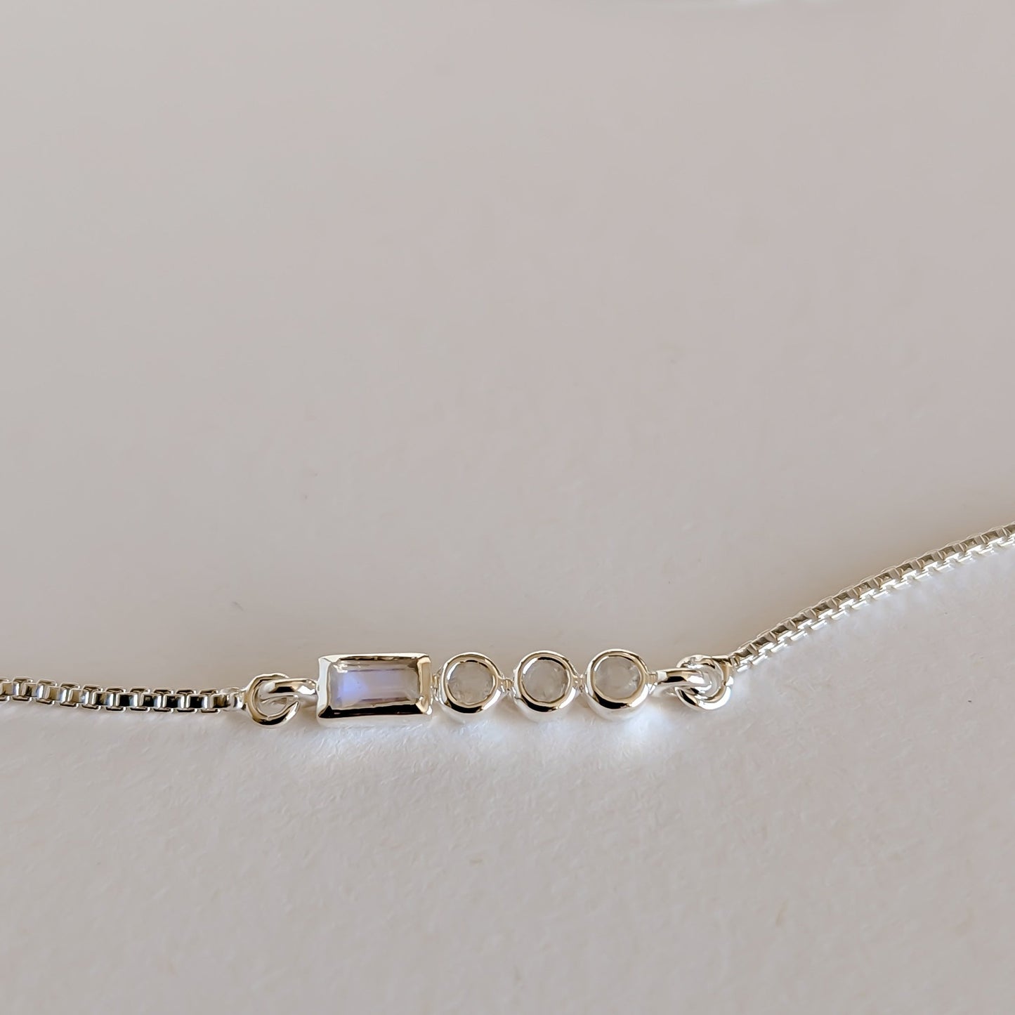 Initial A to Z Morse Code Necklace Sterling Silver