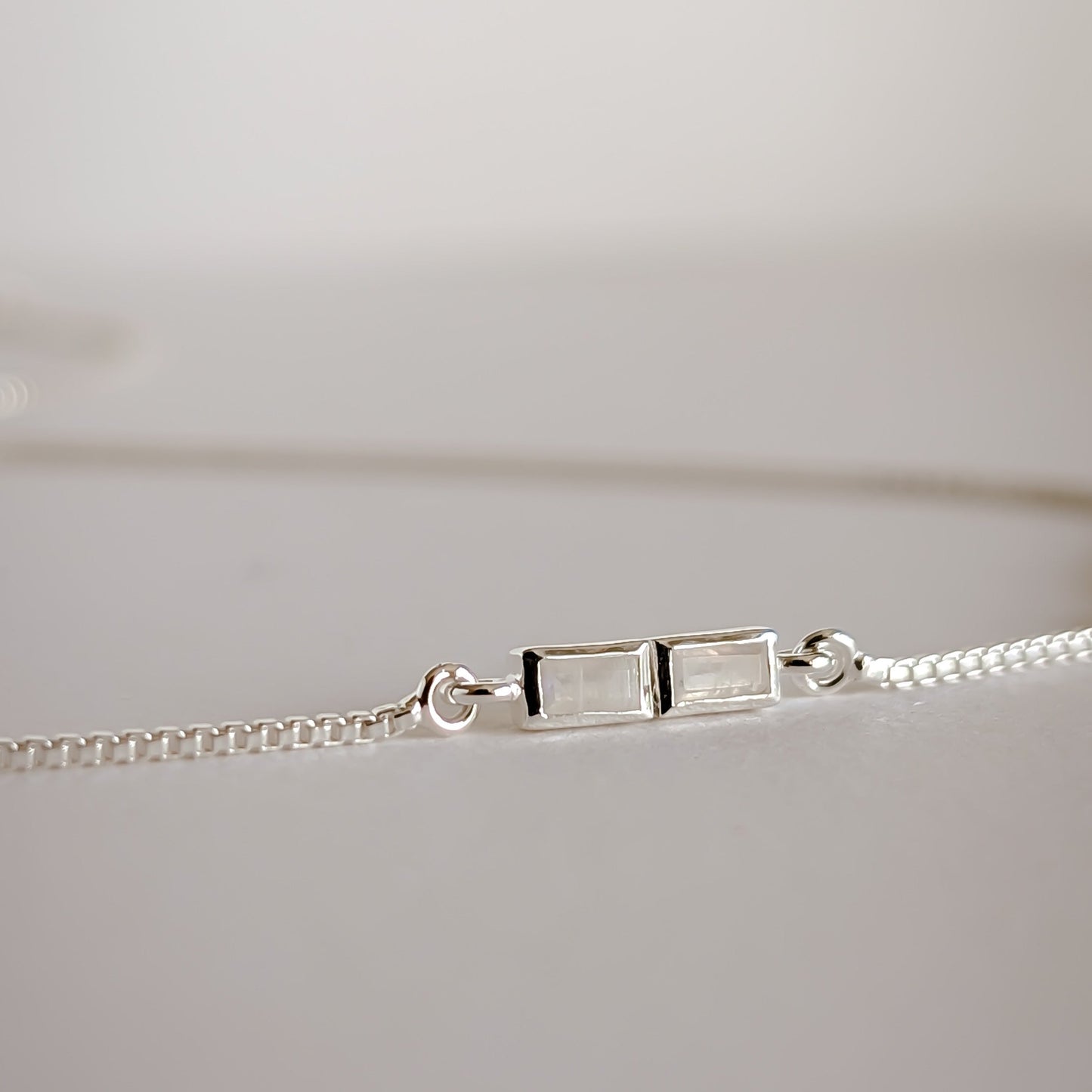 Initial A to Z Morse Code Necklace Sterling Silver